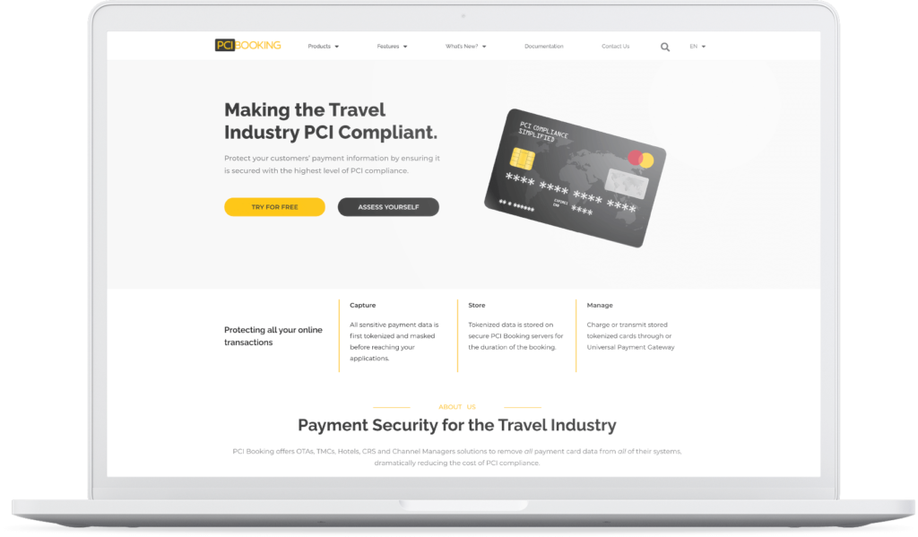 PCI Booking Homepage