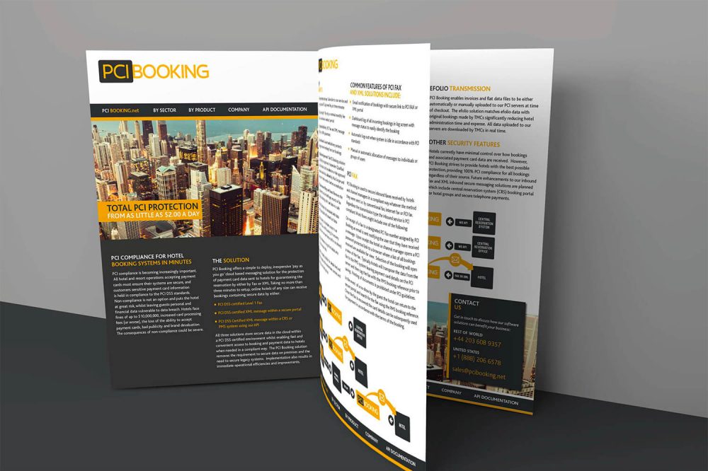 PCI Booking Brochure