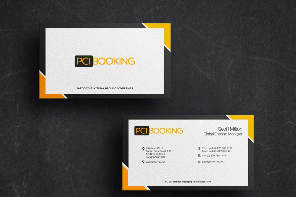 PCI Booking Business Cards