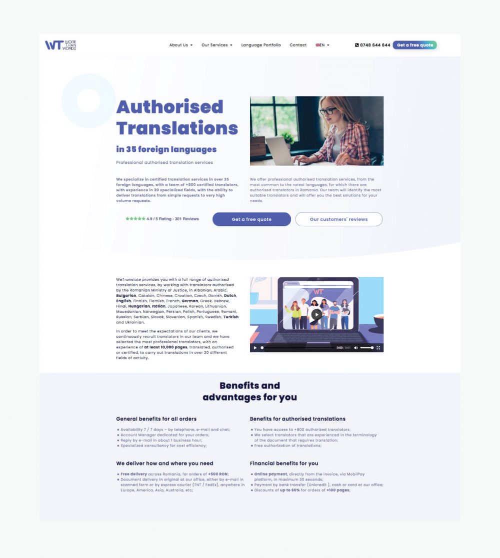 WeTranslate Services